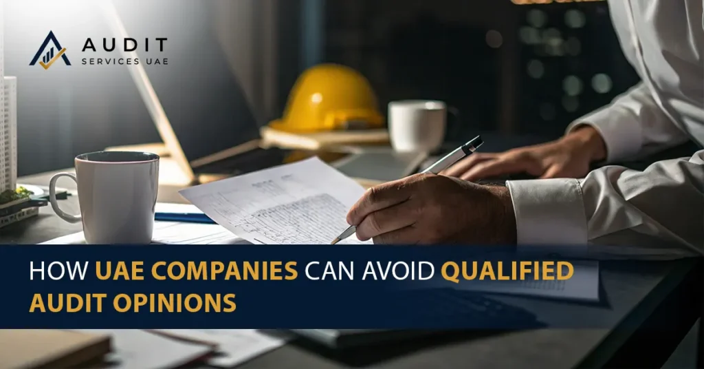 qualified audit opinion UAE